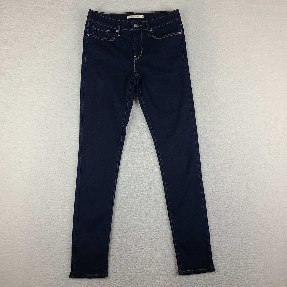 Levi's 311 Jeans Womens 28x32 Blue Shaping Skinny Waterless Dark Wash Denim *